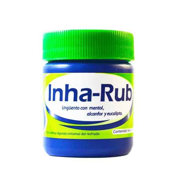 INHA RUB C/40 G UNGÜENTO ( ALCANFOR, EUCALIPTO, MENTOL ) ( IVA )(ADN PHARMA)