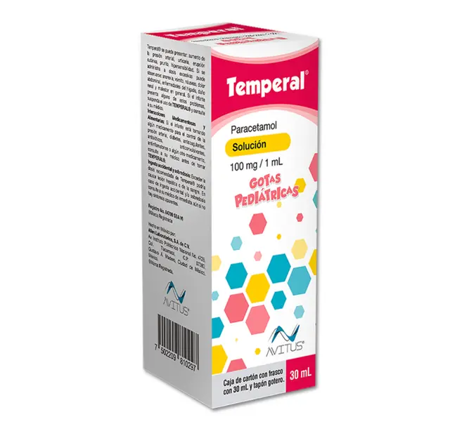 TEMPERAL 100 MG/ML C/30 ML GOTAS (PARACETAMOL)(ALLEN/AVITUS)