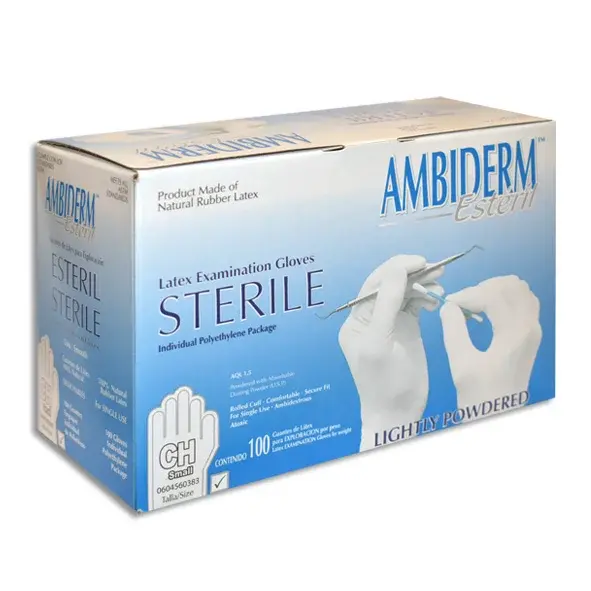 GUANTE EST CLASICO CH C/100 (IVA)(AMBIDERM)