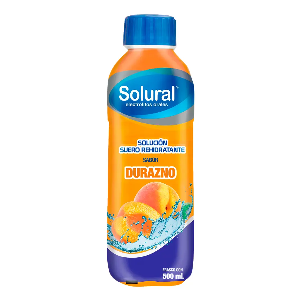 SOLURAL DURAZNO C/500ML (ELECTROLITOS)(AMSA)