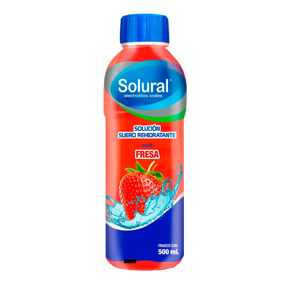 SOLURAL FRESA C/500ML (ELECTROLITOS)(AMSA)