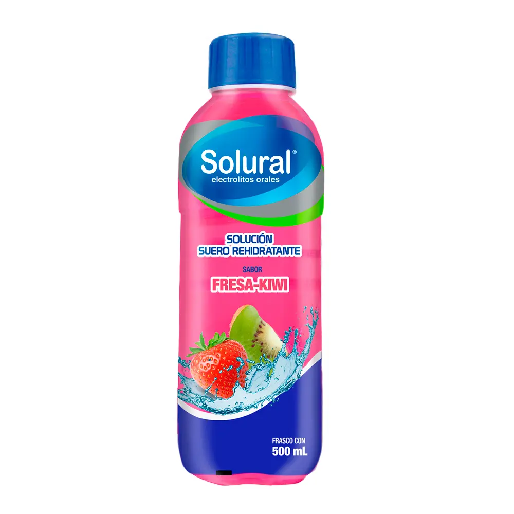 SOLURAL FRESA-KIWI C/500ML (ELECTROLITOS)(AMSA)