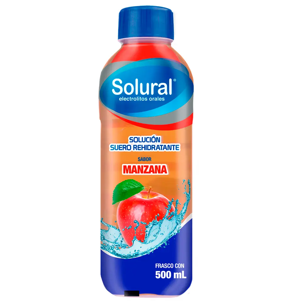 SOLURAL MANZANA C/500ML (ELECTROLITOS)(AMSA)