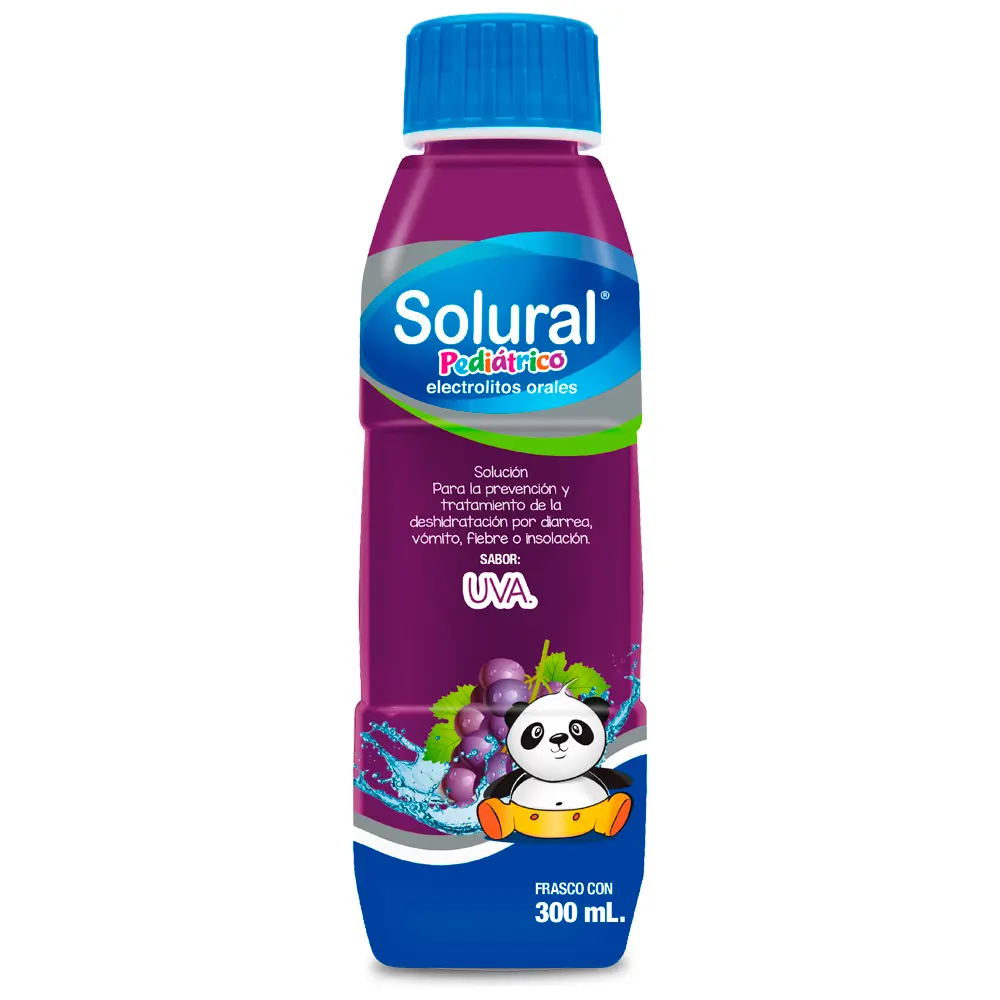 SOLURAL PEDIATRICO UVA C/300ML (ELECTROLITOS)(AMSA)