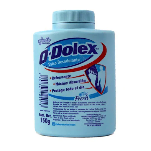 TALCO PIES ENVASE C/150 G - ODOLEX FRESH(AVANT)