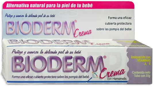 BIODERM C/35G CREMA (OXIDO DE ZINC, ACEITE BACALAO, GLICEROL)(IVA)(B.Q.M.)