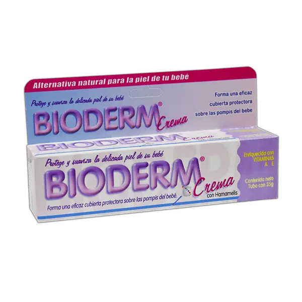 BIODERM C/35G CREMA (OXIDO DE ZINC, ACEITE BACALAO, GLICEROL)(IVA)(B.Q.M.)