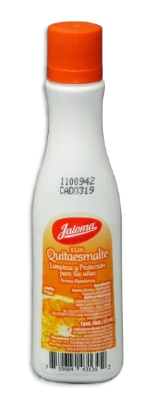 QUITAESMALTE JALOMA SURTIDO CON 60 ML- (IVA)