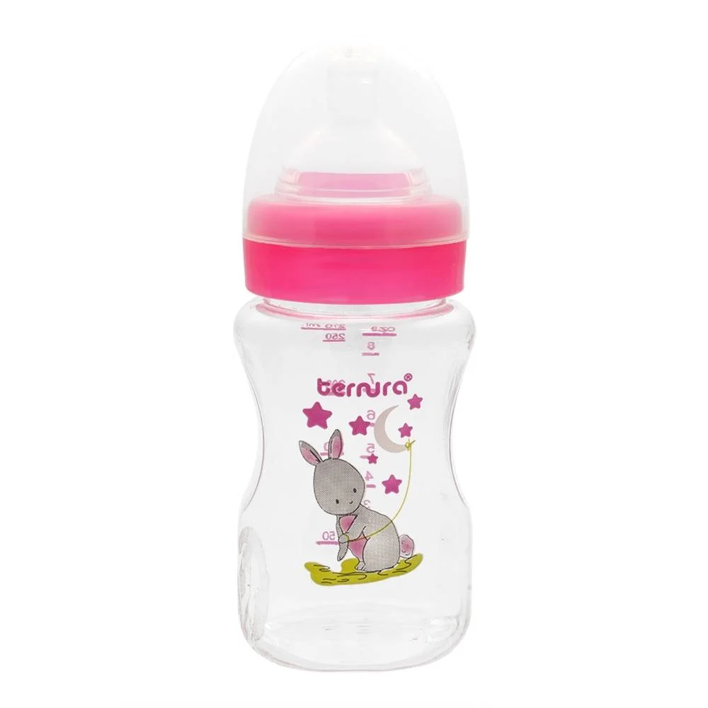 BIBERON DECORADO ROSA C/4 OZ (IVA)(BAJAS)
