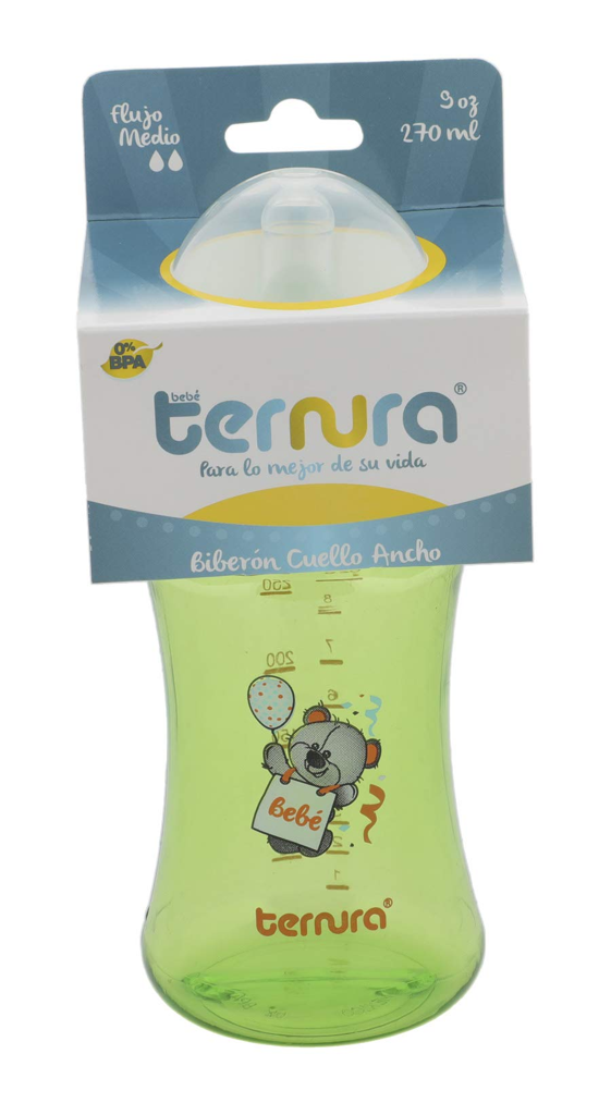 BIBERON DECORADO VERDE C/4 OZ (IVA)(BAJAS)