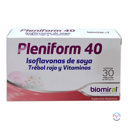 PLENIFORM 40 C/30 TABS (BLACK COHOSH,BARBASCO,TREBOL ROJO)(IVA)(FARMIRAL/BIOMIRAL)