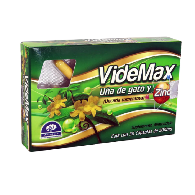 VIDEMAX CAP C/30 500 MG(BAJAS)