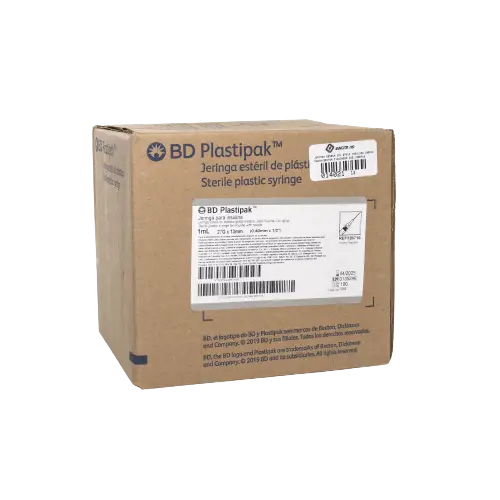 JERINGA PLASTIPAK INSULINA 1ML 27X13MM C/100 (BECTON/PLASTIPAK)