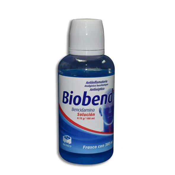 BIOBEND SOL 150MG C/360ML (BENCIDAMINA)(BIOMEP)