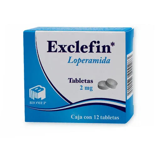 EXCLEFIN 2 MG C/12 TABS  ( LOPERAMIDA ) (BIOMEP)