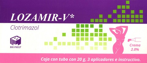 LOZAMIR-V 2% C/20 G CREMA ( CLOTRIMAZOL ) ( BIOMEP )