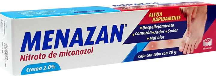 MENAZAN 2% C/20 G CREMA (MICONAZOL)(BIOMEP)