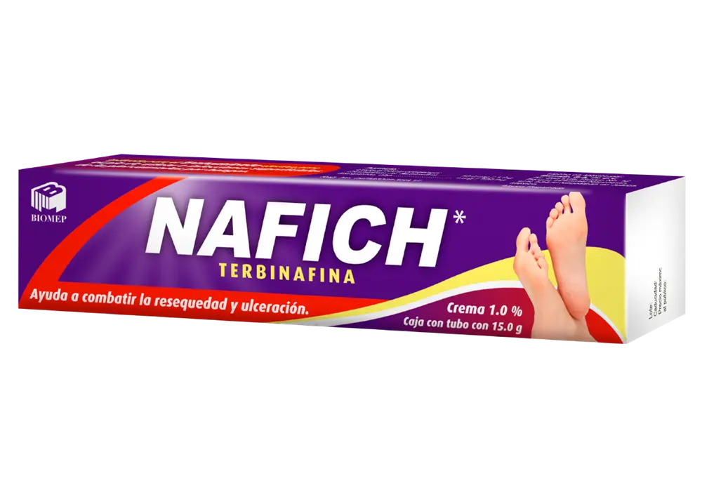 NAFICH 1% C/15G CREMA (TERBINAFINA)(BIOMEP)