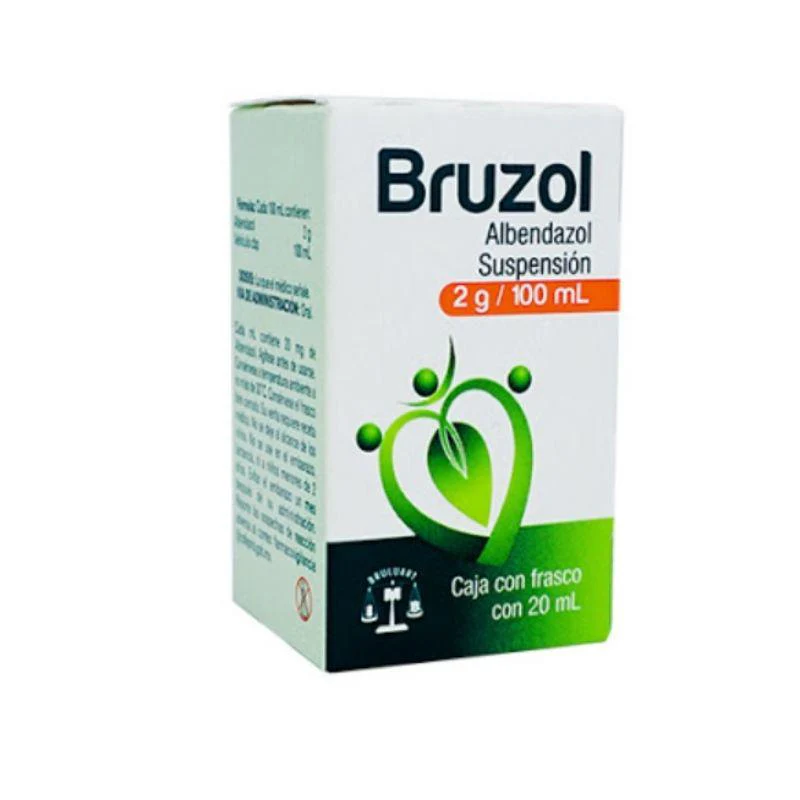 BRUZOL 2G C/20ML SUSP (ALBENDAZOL)(BRULUART)