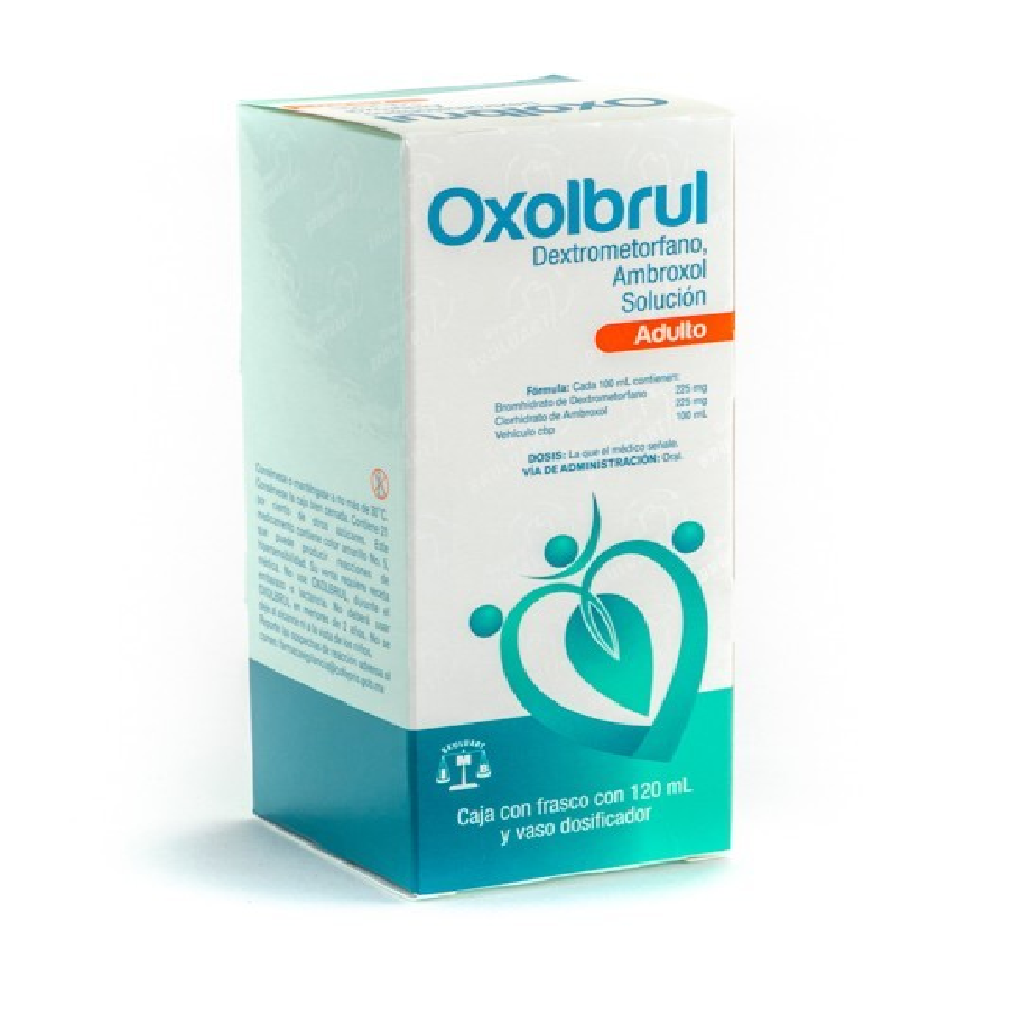 OXOLBRUL ADULTO C/120 ML SOL ( AMBROXOL, DEXTROMETORFANO ) ( BRULUART )