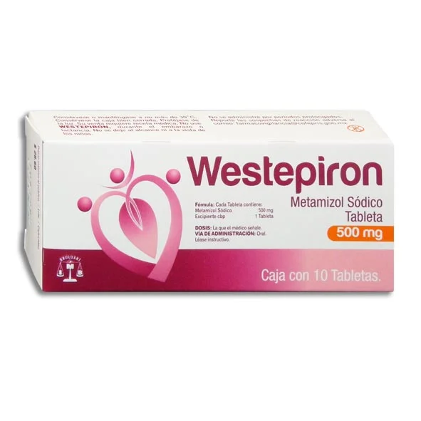WESTEPIRON 500MG C/10 TABS (METAMIZOL)(BRULUART)