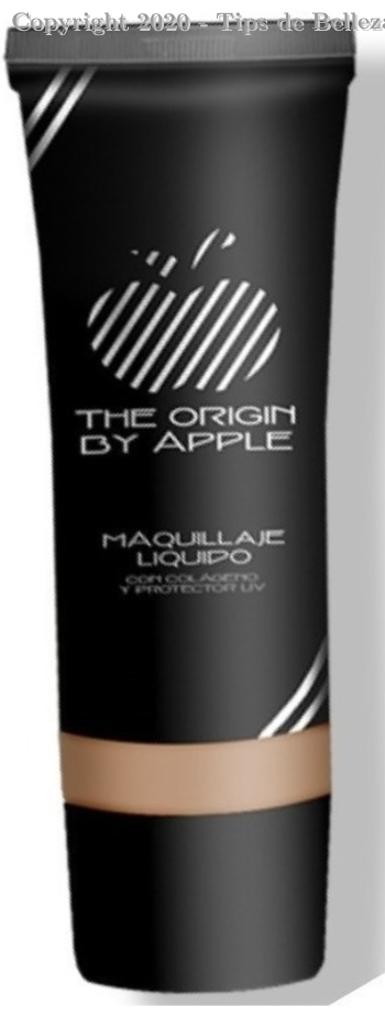 MAQUILLAJE LIQ. THE ORIGIN C/COLAGENO #2  NATURAL BEIGE(BY APPLE)
