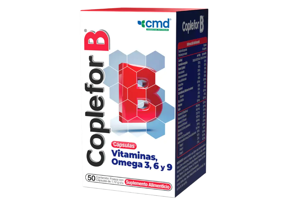 COPLEFOR-B C/50 CAPS (OMEGA 3,6 Y 9, COMPLEJO B)(IVA)(CMD)