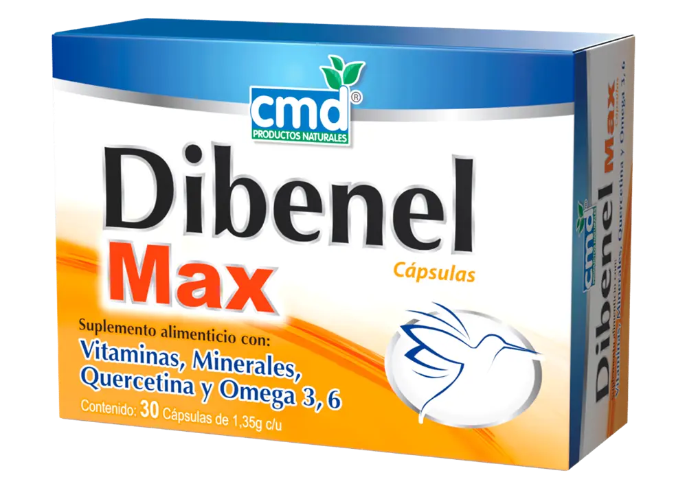 DIBENEL MAX C/30 CAPS (OMEGA 3,6, QUERCETINA, VIT Y MIN)(IVA)(CMD)