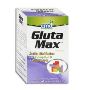 GLUTAMAX C/60 TABS ( IVA) ACID GLUTAMICO/CALCIO/COMPLEJO B, VITAMINA C/ZINC (CMD)