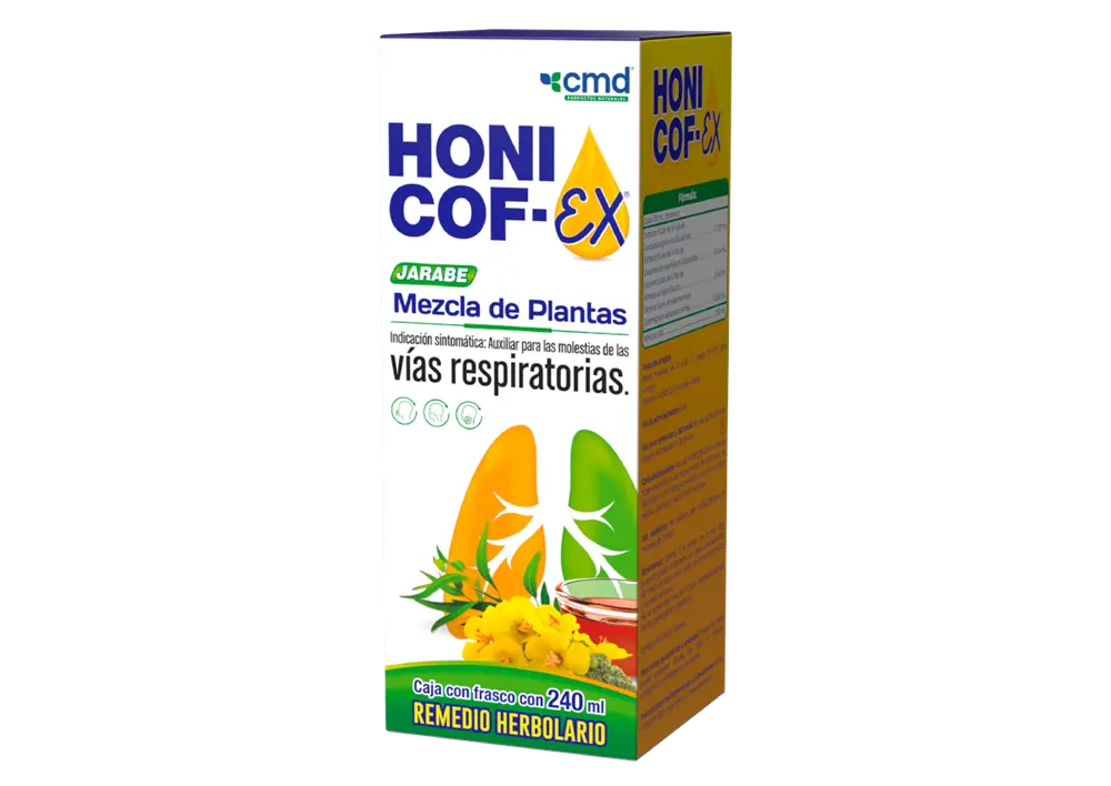 HONICOF-EX JBE 240ML (M.ABEJA/PROP/GORDOLOBO /MENTOL/MIRRA/EUCALIPTO)(CMD)