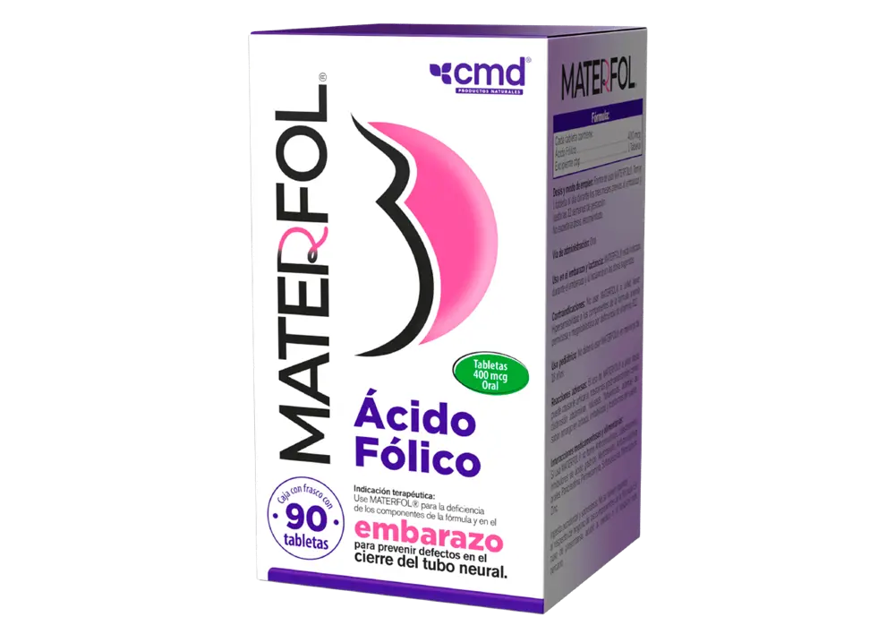 MATERFOL 0.4 MG C/90 TABS (ACIDO FOLICO)(CMD)