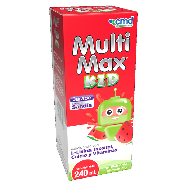 MULTIMAX KID C/240 ML JARABE ( MULTIVITAMINICO INFANTIL ) ( IVA )(CMD)