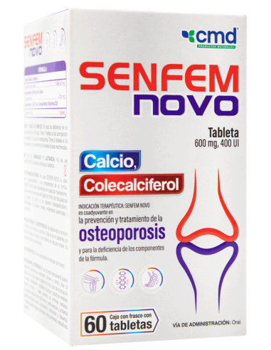 SENFEM NOVO C/60 TABLETAS ( CALCIO, COLECALCIFEROL )(CMD)