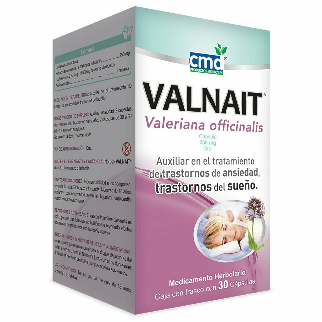 VALNAIT 250 MG C/30 CAP ( CMD )
