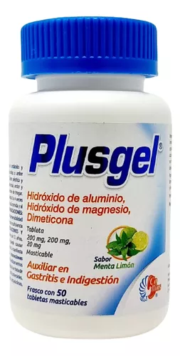 PLUSGEL C/50 TABS (ALUMINIO, MAGNESIO, DIMETICONA)(COLLINS)