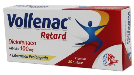 VOLFENAC RETARD 100 MG L.P. C/20 TAB -  DICLOFENACO(COLLINS)