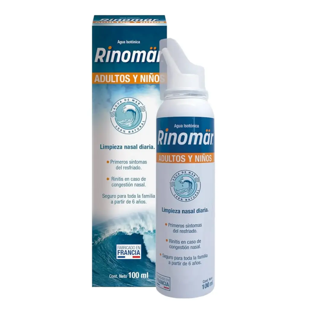 RINOMAR ADULTO Y NIÑOS C/100ML (AGUA DE MAR)(IVA)(DACLAF S.A. DE C.V.)