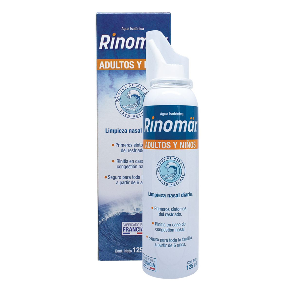 RINOMAR ADULTO Y NIÑOS C/125 ML (AGUA DE MAR) (IVA)(DACLAF S.A. DE C.V.)