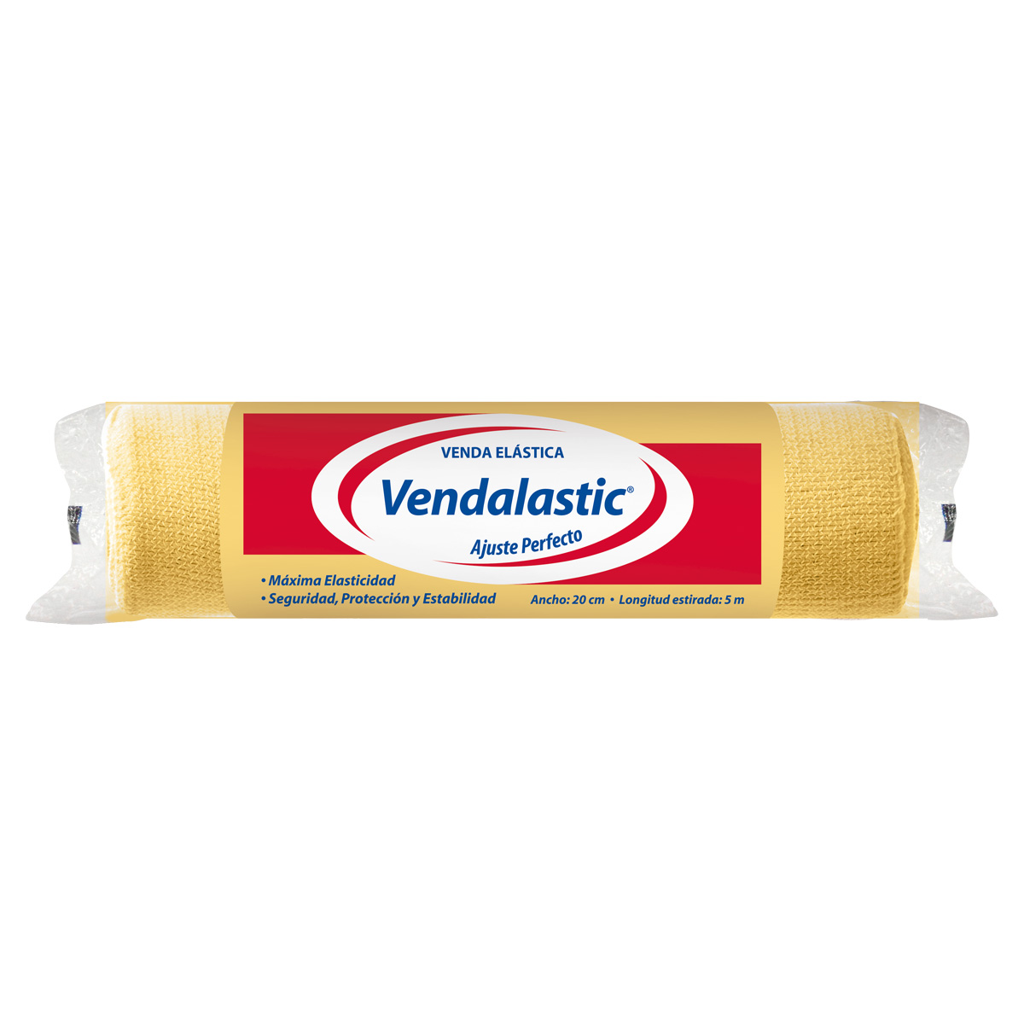 VENDALASTIC - VENDA ELASTICA 20CM X 5MT (IVA)
