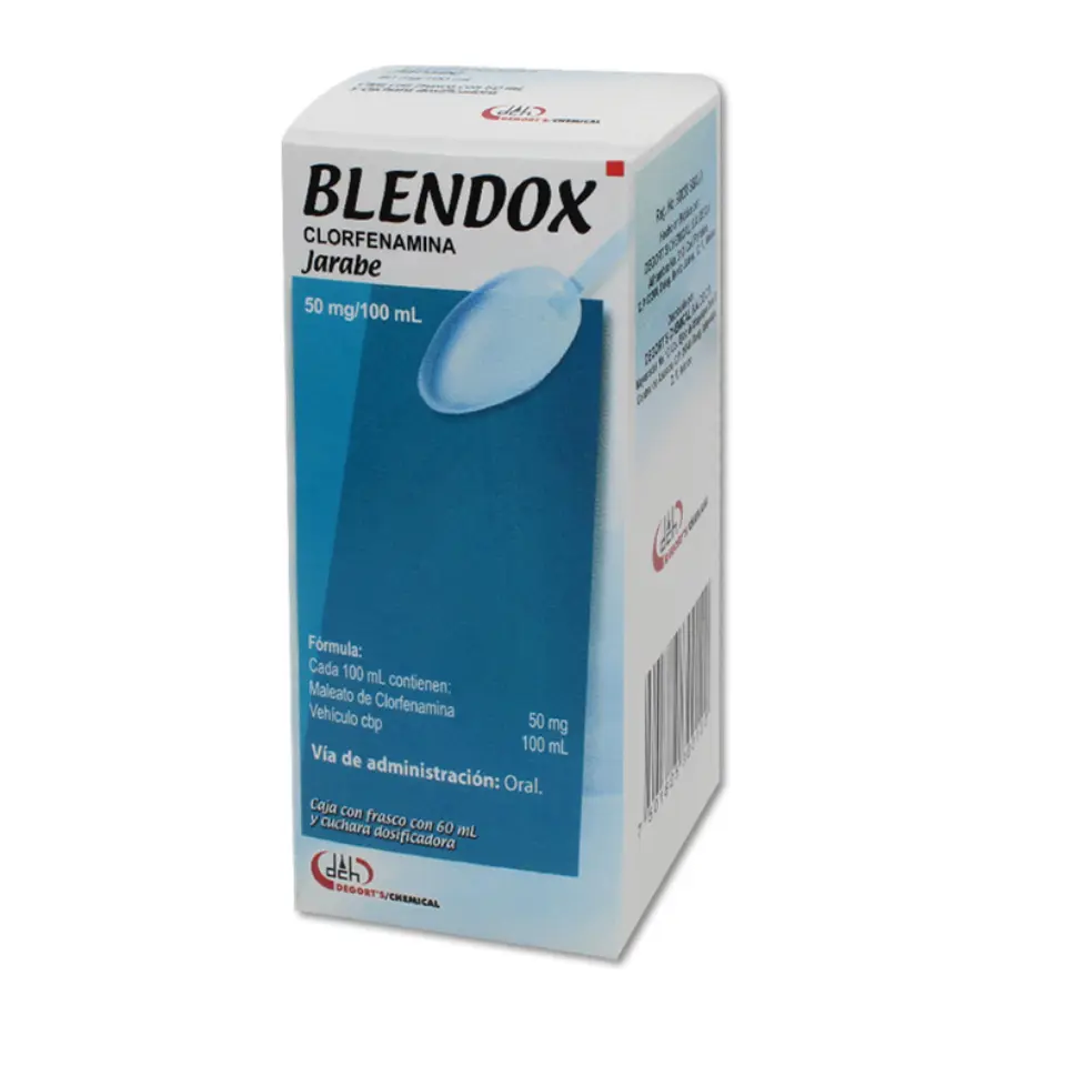 BLENDOX 50MG C/60ML JBE (CLORFENAMINA)(DEGORT'S)