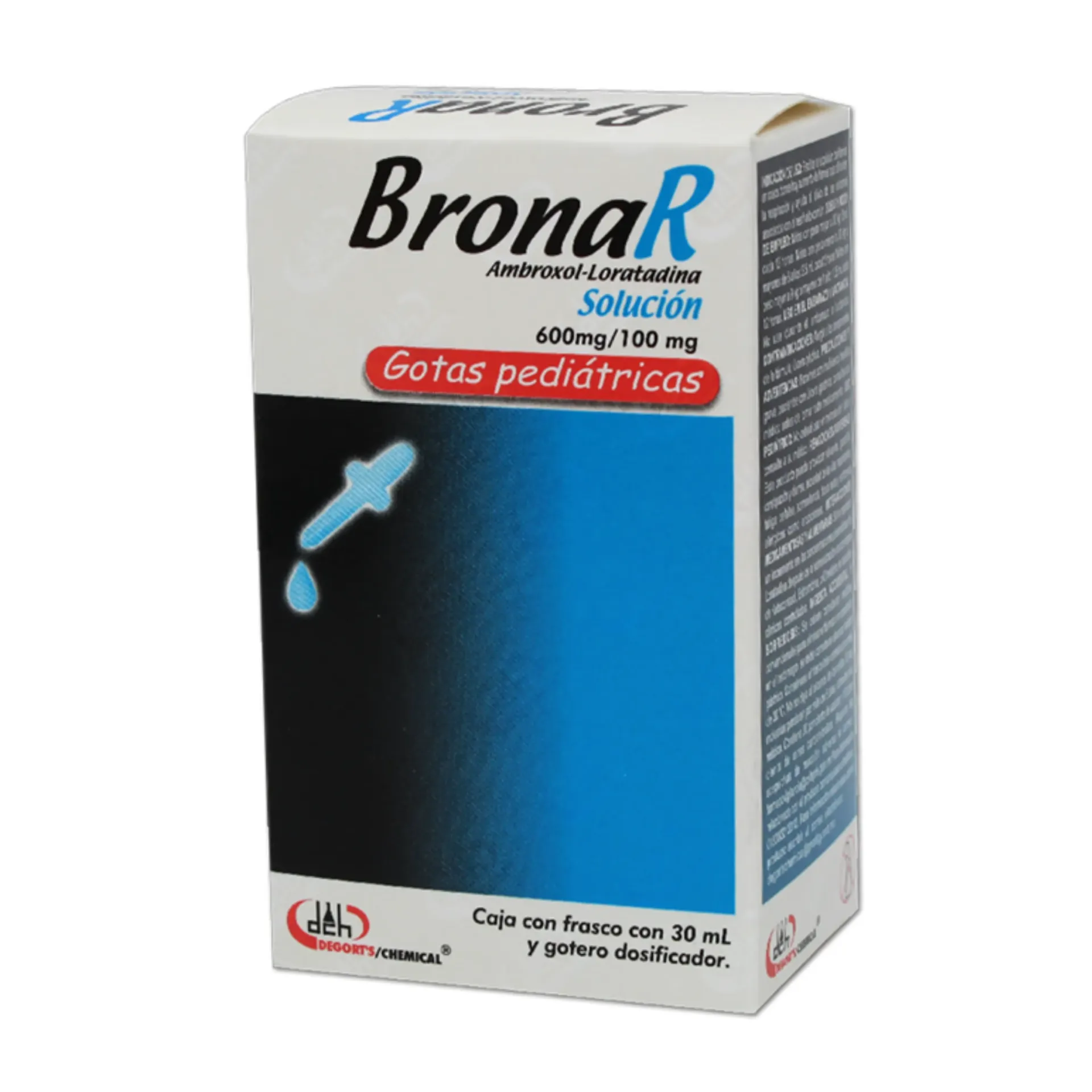 BRONAR C/30ML GOTAS (AMBROXOL, LORATADINA)(DEGORT'S)