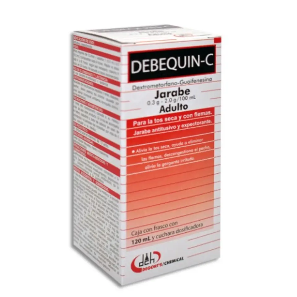 DEBEQUIN-C ADT C/120ML JBE (DEXTROMET, GUAIFEN)(DEGORT'S)