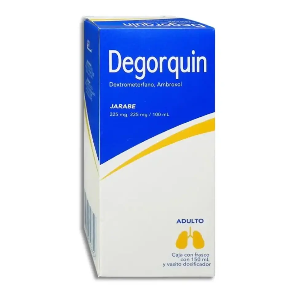 DEGORQUIN ADULTO C/150 ML JBE (AMBROXOL, DEXTROMETORFANO)(DEGORT'S)