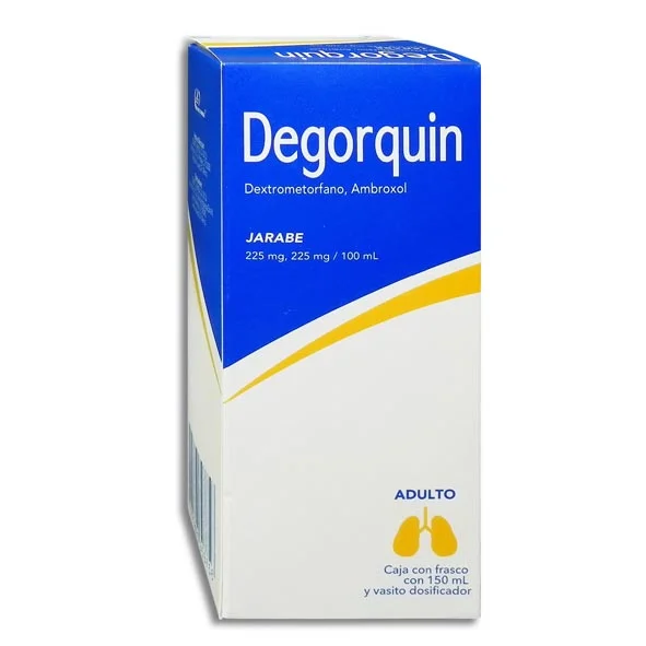 DEGORQUIN ADULTO C/150 ML JBE ( AMBROXOL, DEXTROMETORFANO )(DEGORT'S)