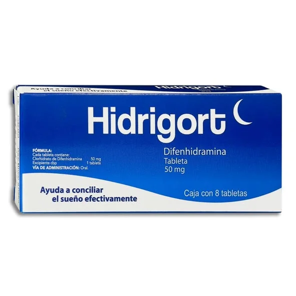 HIDRIGORT 50 MG C/8 TABS ( DIFENHIDRAMINA )(DEGORT'S)
