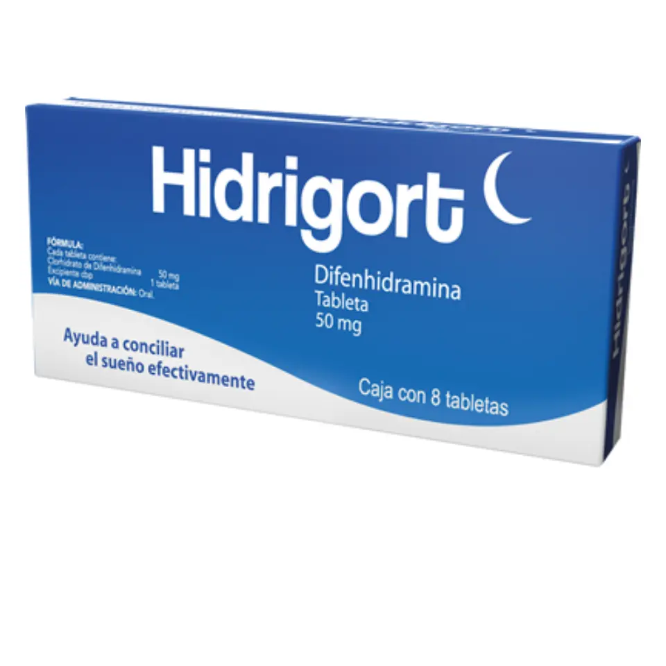 HIDRIGORT 50MG C/8 TABS (DIFENHIDRAMINA)(DEGORT'S)