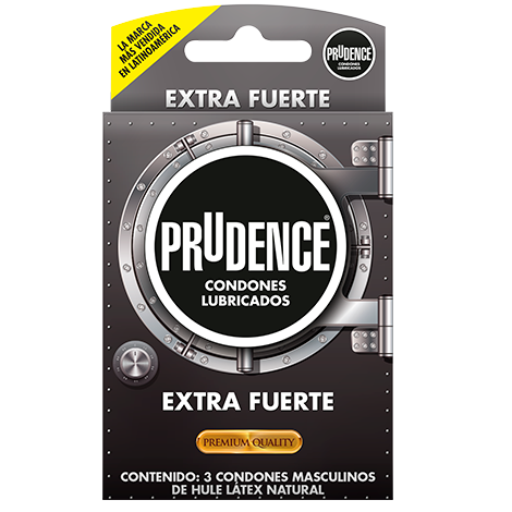 PRUDENCE EXTRA FUERTE CARTERA C/3 PRESERVATIVOS (IVA)(DKT)