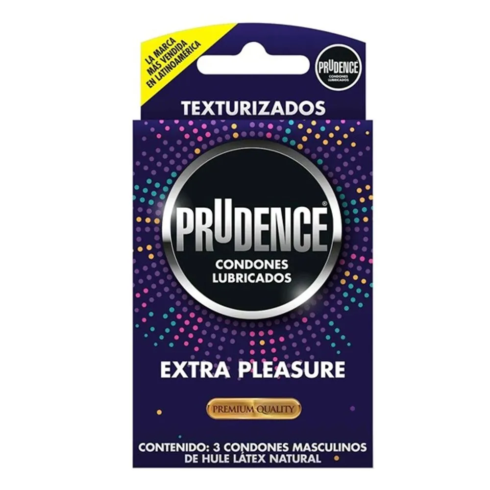 PRUDENCE EXTRA PLEASURE CARTERA C/3 PRESERVATIVO (IVA) (DKT)