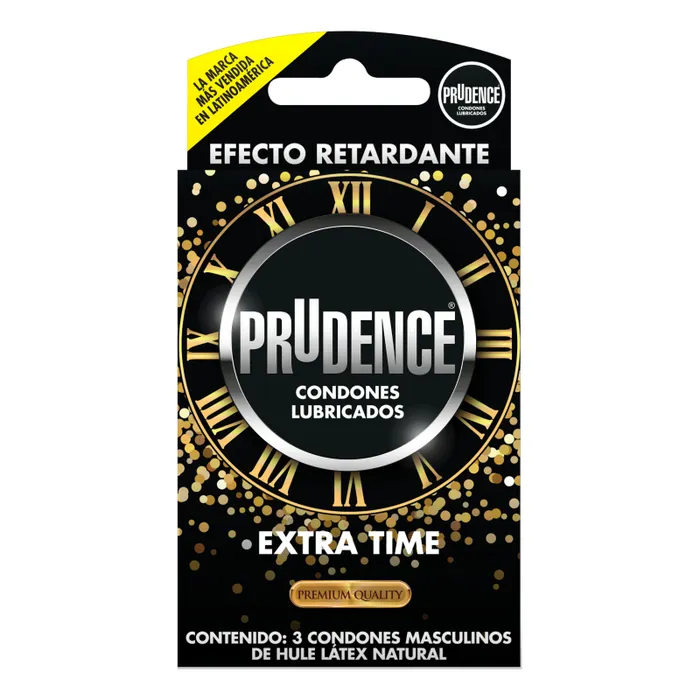 PRUDENCE EXTRA TIME RETARDANTE CARTERA C/3 PRESERVATIVOS (IVA)(DKT)