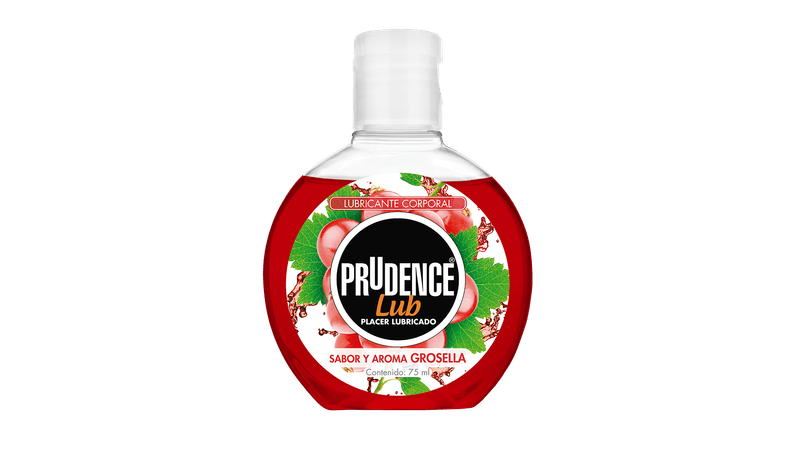 PRUDENCE LUBRICANTE GROSELLA FRASCO C/75ML (IVA)(DKT )